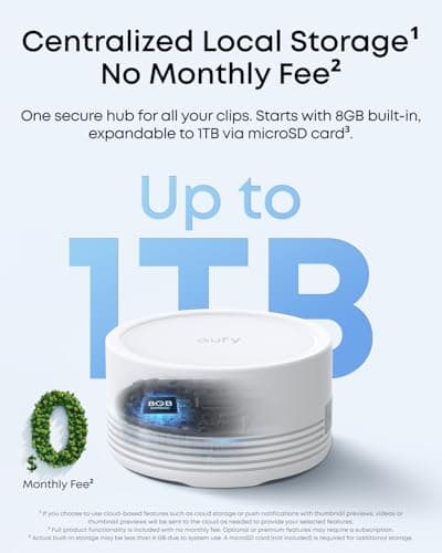 eufy Security eufyCam C35 4-Cam Kit, Wireless Security Indoor/Outdoor Camera, Magnetic Mount, Color Night Vision, Local Storage, No Monthly Fee, IP67, Facial Recognition, Solar Panel Compatible, White 5