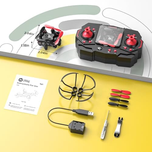 Holy Stone HS190 Foldable Mini Nano RC Drone for Kids Gift Portable Pocket Quadcopter with Altitude Hold 3D Flips and Headless Mode Easy to Fly for Beginners 4
