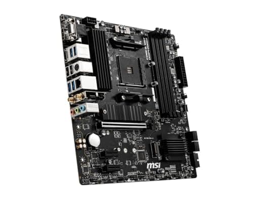 MSI B550M PRO-VDH WiFi ProSeries Motherboard (AMD Ryzen 5000, AM4, DDR4, PCIe 4.0, SATA 6Gb/s, M.2, USB 3.2 Gen 1, Wi-Fi, Bluetooth, D-SUB/HDMI/DP, Micro-ATX) 4