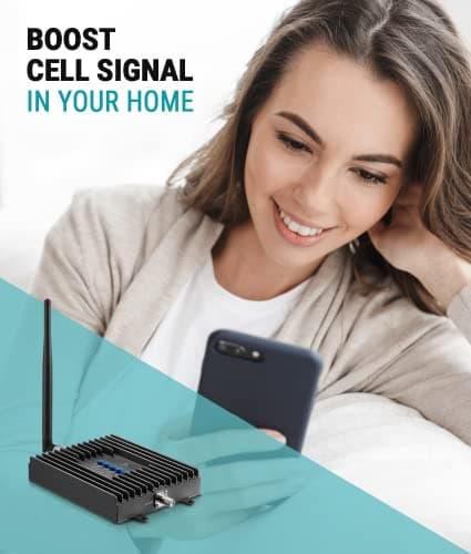 SureCall Fusion4Home Cell Phone Signal Booster up to 3000 sq ft, Boosts 5G/4G LTE, Yagi Outdoor Antenna, Home & Office Multi-User All Carrier, Verizon AT&T Sprint T-Mobile, FCC Approved, USA Company 2