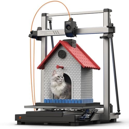 Anycubic Kobra 3 Max 3D Printer Only, Support Multicolor Needs ACE Pro, 600mm/s High-Speed Printing Large Build Volume 420x420x500mm Auto Leveling & Smart Vibration