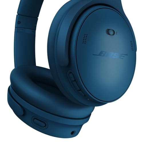 Bose QuietComfort Headphones - Wireless Bluetooth Headphones, Active Over Ear Noise Cancelling and Mic, USB-C Charging, Deep Bass, Up to 24 Hours of Playtime, Twilight Blue - Limited Edition Color 4