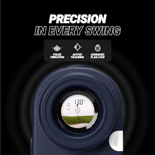 Blue Tees Golf Series 2 Pro Plus Golf Rangefinder with Slope Switch - 800 Yards Range Finder, 6X Magnification Laser Rangefinder, Advanced Flag Pole Locking with Pulse Vibration 4