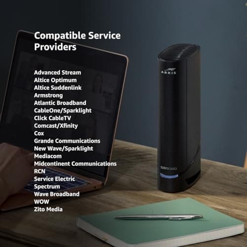 ARRIS (G18) - Cable Modem Router Combo - Fast DOCSIS 3.1 Multi-Gigabit WiFi 6 (AX1800), Approved for Comcast Xfinity, Cox, Spectrum & More 4