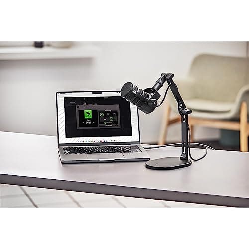 RØDE PodMic USB Versatile Dynamic Broadcast Microphone With XLR and USB Connectivity for Podcasting, Streaming, Gaming, Music-Making and Content Creation 2