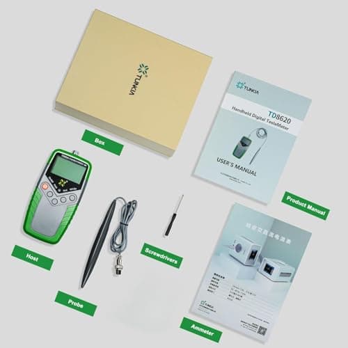 Gauss Meter Tesla Magneto Meter 0-2400mT, Magnetic Field Strength & N/S Recognition Function, ±5% Accuracy for Factories, Workshops 5