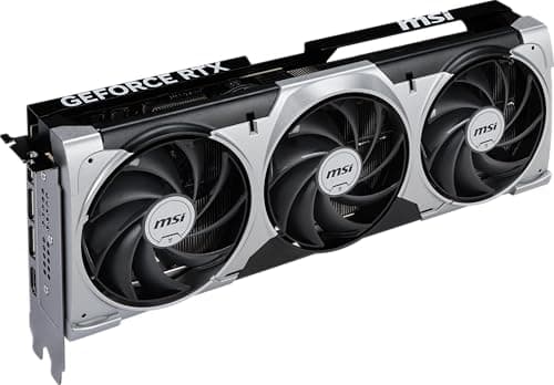 MSI Gaming RTX 5070 12G Ventus 3X OC Graphics Card (12GB GDDR7, 192-bit, Extreme Performance: 2557 MHz, DisplayPort x3 2.1a, HDMI 2.1b, NVIDIA Blackwell Architecture) 3