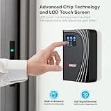 Cell Phone Booster for Home Office, Cover to 8,000 Sq Ft Signal Booster 4G LTE Compatible 5G with LCD Touch Screen 70dB Gain for All U.S. Carriers Verizon, AT&T, T-Mobile, App Support, FCC Approved 3