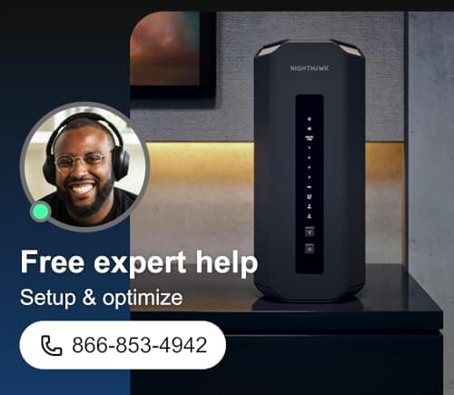 NETGEAR Nighthawk Tri-Band WiFi 7 Router (RS700S) - Router Only- BE19000 Wireless Speed (up to 19 Gbps) – 10 Gig Internet Port - Covers up to 3,500 sq. ft. – 1-Year Armor & Free Expert Help 3