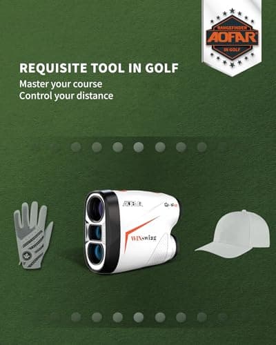 AOFAR GX-6F PRO Golf Rangefinder with Slope and Angle Switch, Flag Lock with Pulse Vibration and Continuous Scan, Tournament Designed, 600 Yards Rangefinder for Distance Measuring 5