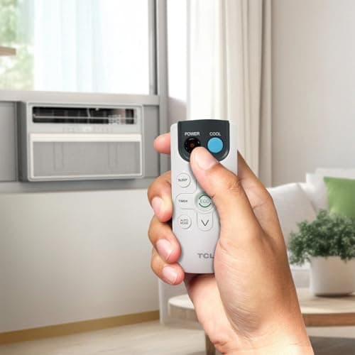 TCL 12,000 BTU Q-Series Smart Inverter Window AC, Ultra-Quiet 38dB Fan & 40dB Cooling, 38% Energy Saving, 3-Step Install, Open-able Window, Works with Smart Home Devices, Cools up to 550 Sq. Ft. 2