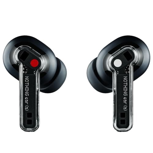 Nothing Ear (a) Wireless Earbuds, 45dB Hybrid Noise Cancelling Earbuds, Hi-Res Audio, Advanced Equaliser, Dual Connect, 6 Mics, 42.5H Playtime Ear Buds Wireless Bluetooth, Black 2