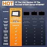 FOXWELL NT809BT Bidirectional Scan Tool, OBD2 Scanner Diagnostic Tool with 30 Maintenances, All System Code Reader for Cars and Trucks, Wireless Automotive Diagnostic Tools, FCA Support, 3-Year Update 4