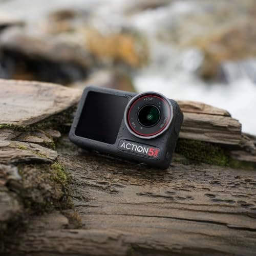 DJI Osmo Action 5 Pro Standard Combo, Waterproof Action Camera with 1/1.3" Sensor, 4K/120fps Video, Subject Tracking, Stabilization, Dual OLED Touchscreens, Action Camera 4K Ideal for Sports, Vlog 4