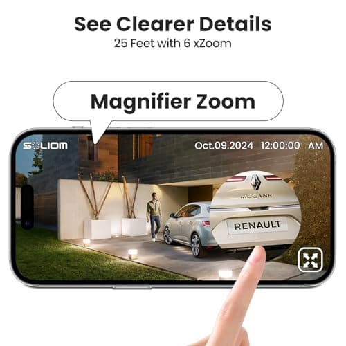 SOLIOM- 5MP Security Cameras Wireless Outdoor, No Subscription,2-Cam Pack, Solar Powered Home Security Camera with 360° Auto Tracking, Pan & Tilt, 3K Color Night Vision,5G & 2.4G Router Compatible 2