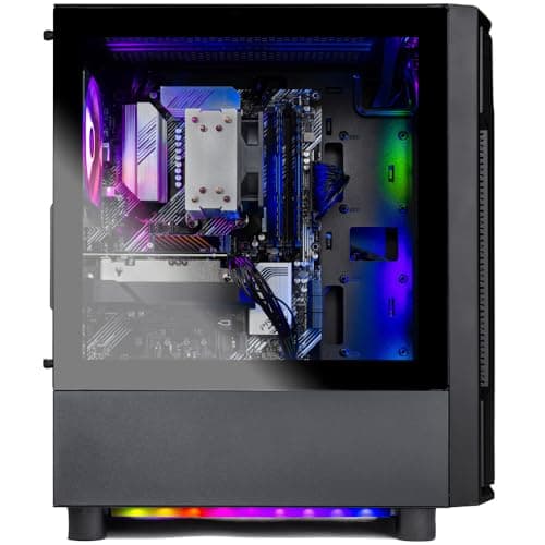 Skytech Gaming Shadow Desktop PC, Ryzen 5 5600 3.5 Ghz (4.4GHz), AMD RX 6600 8GB, 1TB NVMe SSD, 16GB DDR4 RAM 3200, 650W Gold PSU, Wi-Fi, Win 11 2