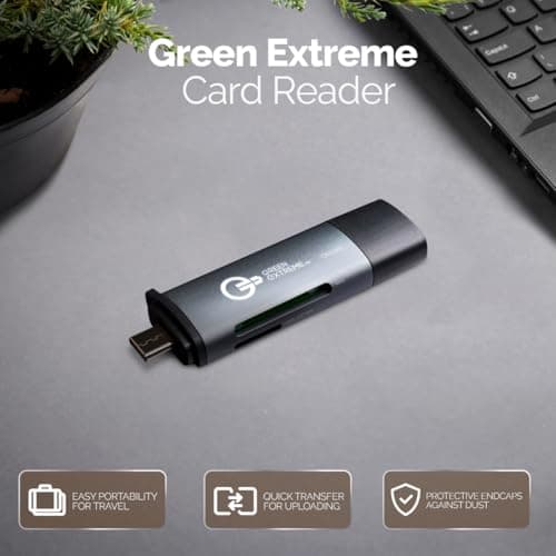 GoPro HERO13 Black Accessory Bundle - Includes The Handler, 2 Enduro Batteries, 2 Curved Adhesive Mounts, 64GB SanDisk MicroSD Card, and Carrying Case, Head Strap & Card Reader 5