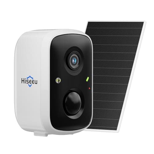 Hiseeu Security Cameras Wireless Outdoor, WiFi Pro 5G/2.4G Cameras for Home Security, Solar Powered, Motion Detection, 2-Way Talk, Color Night Vision, Compatible with Alexa, 32G SD Storage