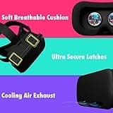 Orzly VR Headset Designed for Nintendo Switch & Switch OLED Console with Adjustable Lens for a Virtual Reality Gaming Experience and for Labo VR - Black - Gift Boxed Edition 5