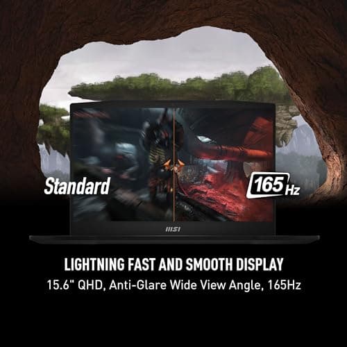 MSI Katana A15 AI Gaming Laptop 15.6” QHD 165Hz – Ryzen 9-8945HS, RTX 4070, 32GB DDR5, 1TB SSD, Cooler Boost 5, Windows 11: Black B8VG-450US 4