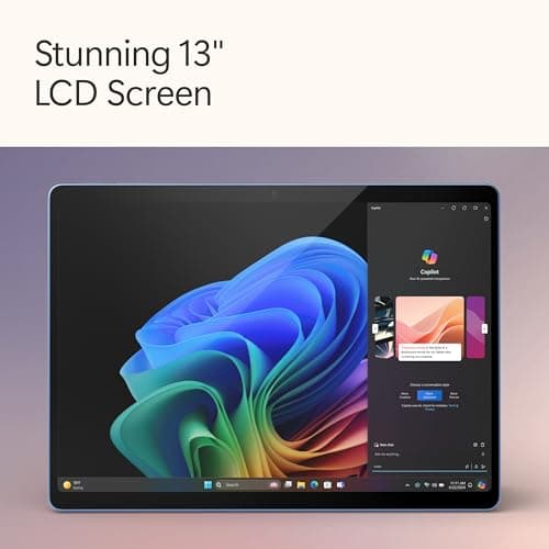 Microsoft Surface Pro 2-in-1 Laptop/Tablet (2024), Windows 11 Copilot+ PC, 13" Touchscreen Display, Snapdragon X Plus (10 Core), 16GB RAM, 512GB Storage, Sapphire 3