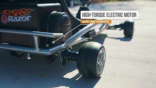 Razor Ground Force Drifter Kart - Silver - FFP 2