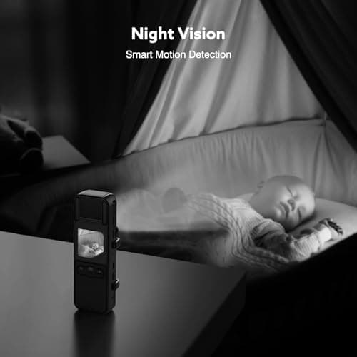 Z11 4K Body Camera with Audio and Video Recording, 128GB Small Body Cam with 180° Rotating Lens, 6HR Battery & Night Vision, Wearable Camera for Pet, Home, Office, Security Police Law Enforcement 5