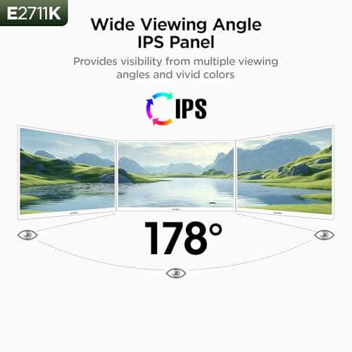 KOORUI 27 Inch Gaming Office Monitor 144Hz IPS Display, FHD 1080P with FreeSync, Eye Care Technology with Slim Bezels, HDMI VGA Ports, Ergonomic Tilt & VESA Mount 3