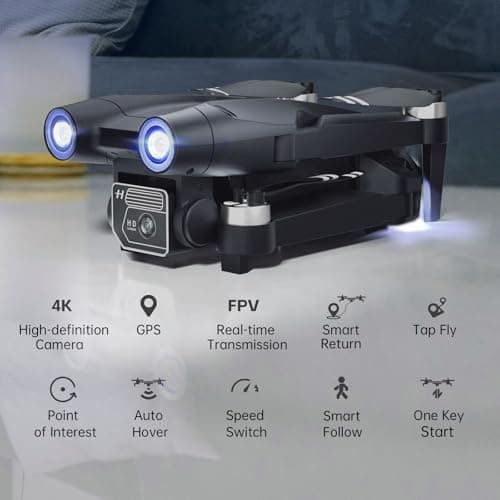 CHUBORY X10 PRO Drone with Camera for Adults 4K UHD, 3280 FT Long Range Control, 90 Min Prolonged Flight, Auto Return Function, Follow Me Mode, Brushless Power, 5G FPV RC Quadcopter for Starters (<0.55lb) 4