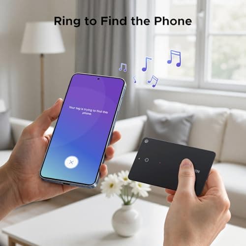 UGREEN FineTrack Slim S (Samsung Only) Wallet Tracker Card, 1-Year Rechargeable Bluetooth Tracker Card Finder Work with Samsung SmartThings APP for Galaxy S25/S24/S23 Ultra -1.7mm & IP68 Waterproof 4