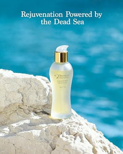 Premier Dead Sea Vitamin E & C facial serum, classic collection, Concentrated vitamin C serum for face, vitamin E oil, retinol, anti-aging serum, advanced skincare 1.7 Fl.oz 4