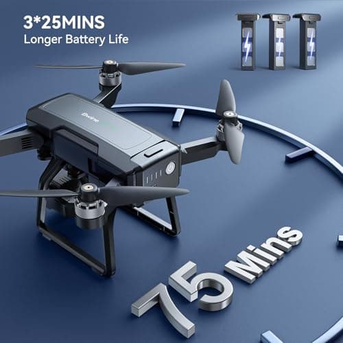 Bwine F7GB2 Pro Drones with Camera for Adults 4K UHD Aerial, 3-Axis Gimbal, 10000FT Control, 75 Mins Flight Time with 3 Batteries, GPS Follow, Waypoint, Orbit Fly, Auto Return, Beginner Mode 2