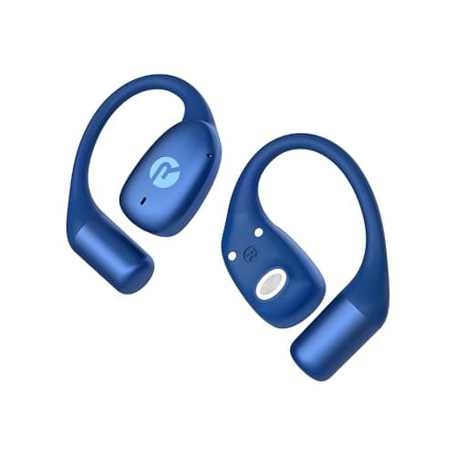 Raycon Essential Open Earbuds – True Wireless Open Ear Bluetooth 6.0 Headphones, Ultra-Lightweight, Comfort Hook Design, IPX4 Water Resistant, 36 Hours of Battery Life (Blue)