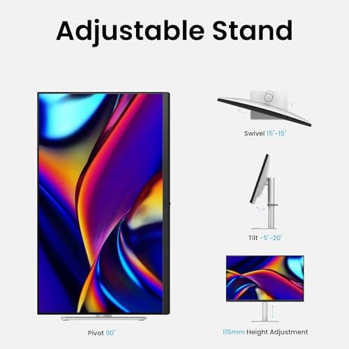 BenQ MA320U 32” 4K 3840x2160 Monitor for MacBook® Pro/Air, Dual USB-C, 90W Power Delivery, Mac Color Match, USB Hub, Brightness & Volume Control on Mac, Height & Tilt Adjustable Stand, P3 Color Gamut 5