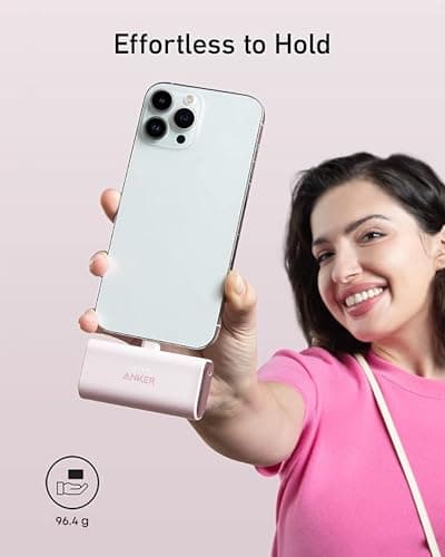 Anker Nano Power Bank with Built-in Lightning Connector, Portable Charger 5,000mAh MFi Certified 12W, Compatible with iPhone 14/13/12 Series (Black) 4