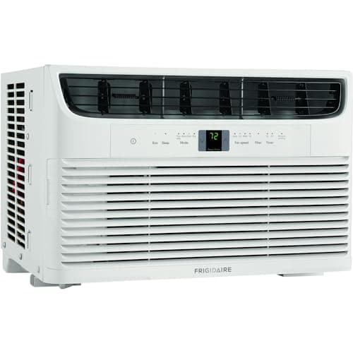 Frigidaire 6,000 BTU Window Air Conditioner & Dehumidifier, 115V, Cools up to 250 Sq. Ft. for Apartment, Dorm Room & Small/Medium Rooms, with Remote Control, Programmable Timer, and Sleep Mode, White 5