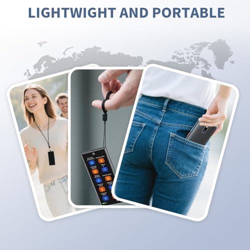 Language Translator Device, 2025 Upgraded Chip Two Way Real-Time Voice Translator, 150 Languages AI/Online/Offline/Group/Phone Translation, No WiFi Needed, 5.5" HD Screen for Travel Business Learning 5