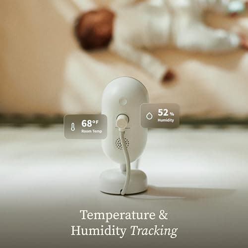 Owlet Dream Sight (Gen 3) Smart Video Baby Monitor | 2K HD Camera w/Night Vision | Detects Crying, Motion & Temperature | Customizable Alerts | Two-Way Talk | Secure Wi-fi 4
