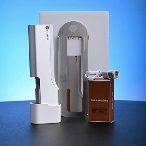 EVEBOT Handheld Food PrintPen Portable Mini Coffee PrintPen Latte Art Macaron Cookie DIY Design Print Pen, Christmas Gifts Bluetooth 4.2 - Brown, Red and Black 3PCS Colors 9