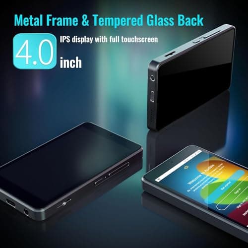 MP3 Player for Kids with Spotify, Parental Controls, Spotify Kids, Audible, Amazon Music, Libby, 4.0" IPS Kids MP4 Music Player Up to 512GB (Black) 5