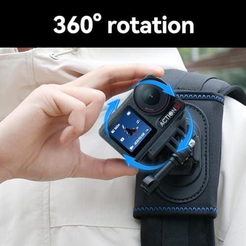 DJI Osmo Action 5 Pro Hiking Combo, Waterproof Action Camera with 1/1.3" Sensor, 4K/120fps Video, Subject Tracking, Stabilization, Dual OLED Touchscreens, Action Camera 4K Ideal for Sports, Vlog 3