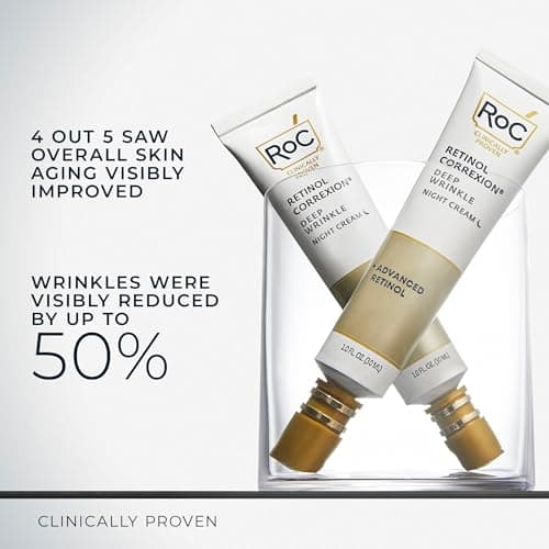 RoC Retinol Correxion Night Cream for Deep Wrinkles, Anti Aging Skincare Treatment Women and Men, 1.0 oz (Packaging May Vary) 2