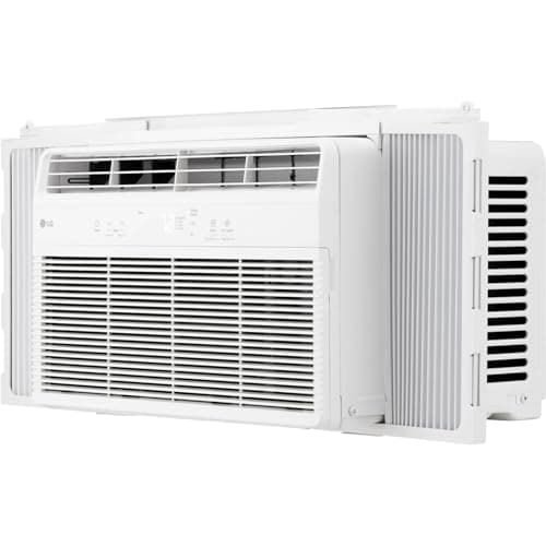 LG 6,000 BTU Window Air Conditioner, Cools 250 Sq.Ft. (10' x 25' Room Size), Quiet Operation, Electronic Control with Remote, 2 Cooling & Fan Speeds, 2-Way Air Deflection, Auto Restart, 115V 5