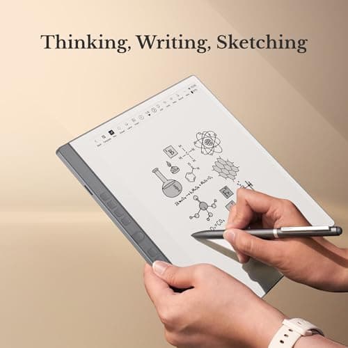 Penstar eNote 2 Paper Tablet Bundle, 10.3-inch Pen Only Writing Tablet, Electronic Notebook Digital Notepad, 300 PPI 4GB 128G E-Ink Reader with Folio Cover & Two B5 Pens 4