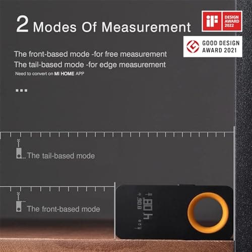 HOTO Laser Measuring Tool, Pocket-Size 98Ft Digital Laser Tape Measure ±2mm Accuracy, USB-C Rechargeable, OLED Display, Ft/M/in Unit Conversion, Real-time Data Sync, Cool Gadgets for Men & Home Use 5