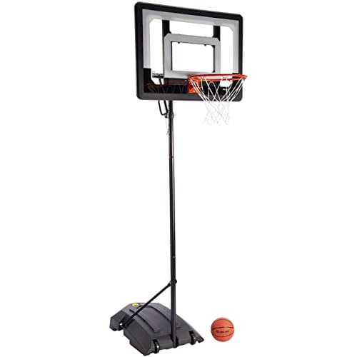 SKLZ Pro Mini Hoop Outdoor Basketball System with Adjustable-Height Pole and 7-Inch Ball, HP08-000