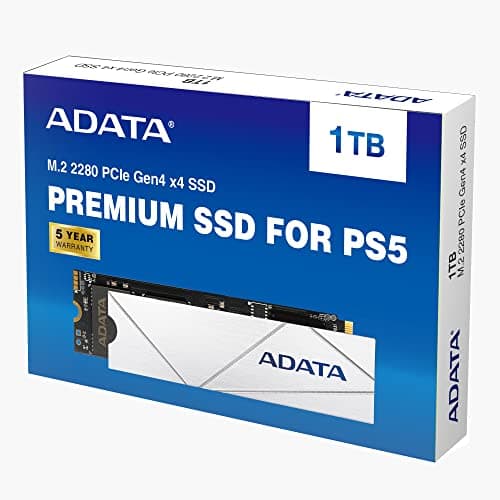 ADATA Premium SSD for PS5 1TB PCIe Gen4 M.2 2280 Internal Gaming SSD Up to 7,400 MB/s (APSFG-1T-CSUS) 2