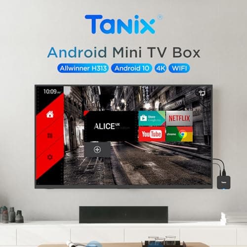 Android TV Box 10.0, Tx1 Mini Tv Box 2GB RAM 16GB ROM, Allwinner H313 Quad-Core ARM Cortex A53 Android Box, Support USB and 2.4G WiFi Compact 4k Smart TV Box. 2