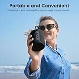 Bluetooth Speaker Wireless,IP67 Waterproof & Dustproof Portable Speaker with Lights,15W Loud Stereo Sound, 2500mAh Battery All Day Playtime, TWS Pairing, BT5.3, Home/Party/Outdoor/Beach (Black) 4