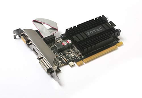 ZOTAC GeForce GT 710 2GB DDR3 PCI-E2.0 DL-DVI VGA HDMI Passive Cooled Single Slot Low Profile Graphics Card (ZT-71302-20L) 3